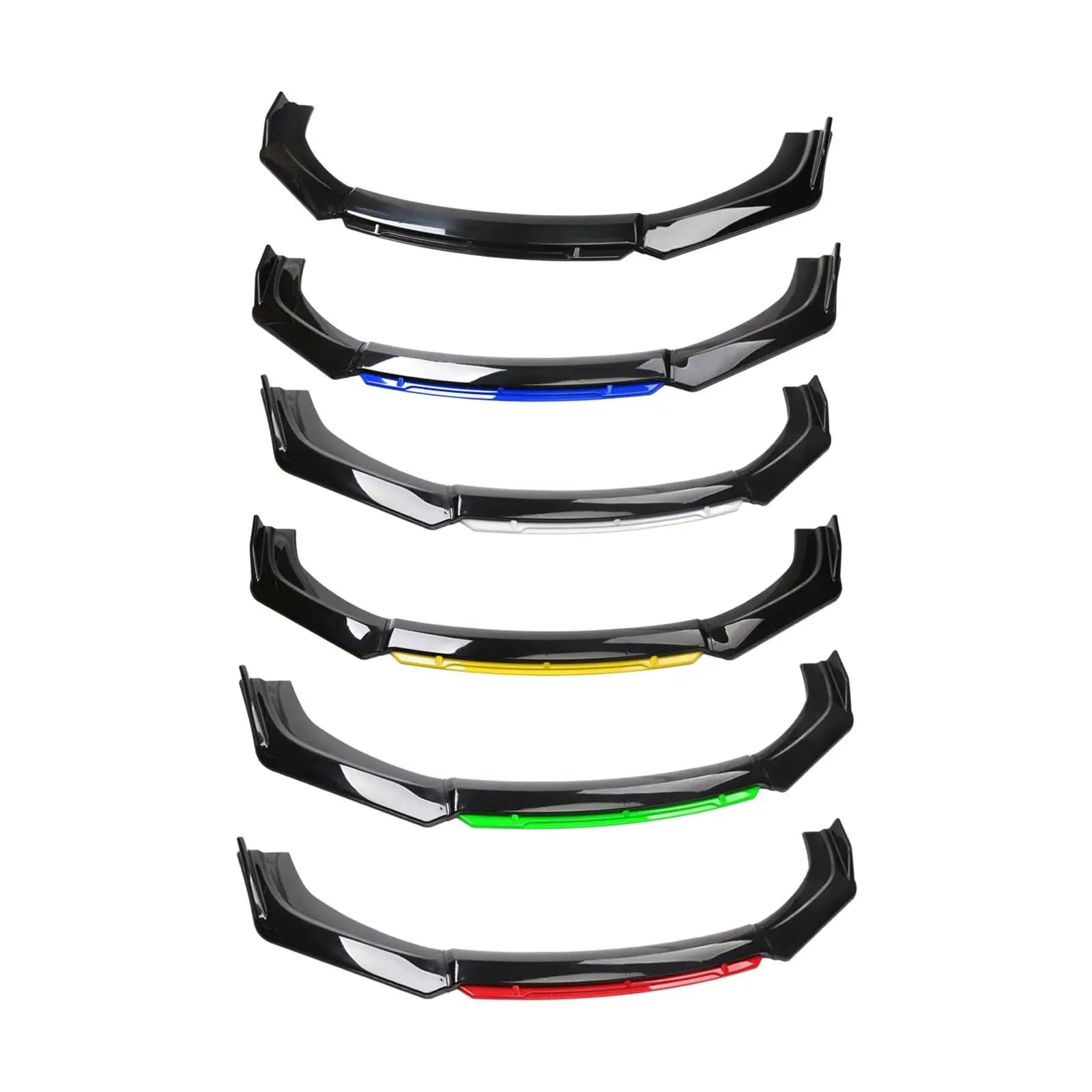 3x Car Front Bumper Lip Accessories Replacement Spare Parts Diffuser Protector Cover