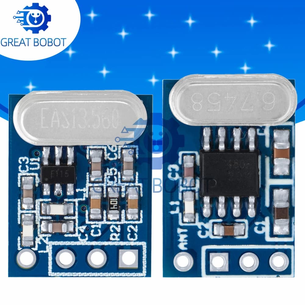 Modulo scheda ricevitore trasmettitore wireless BS 433MHZ SYN115 SYN480R ASK/OOK Chip PCB per arduino