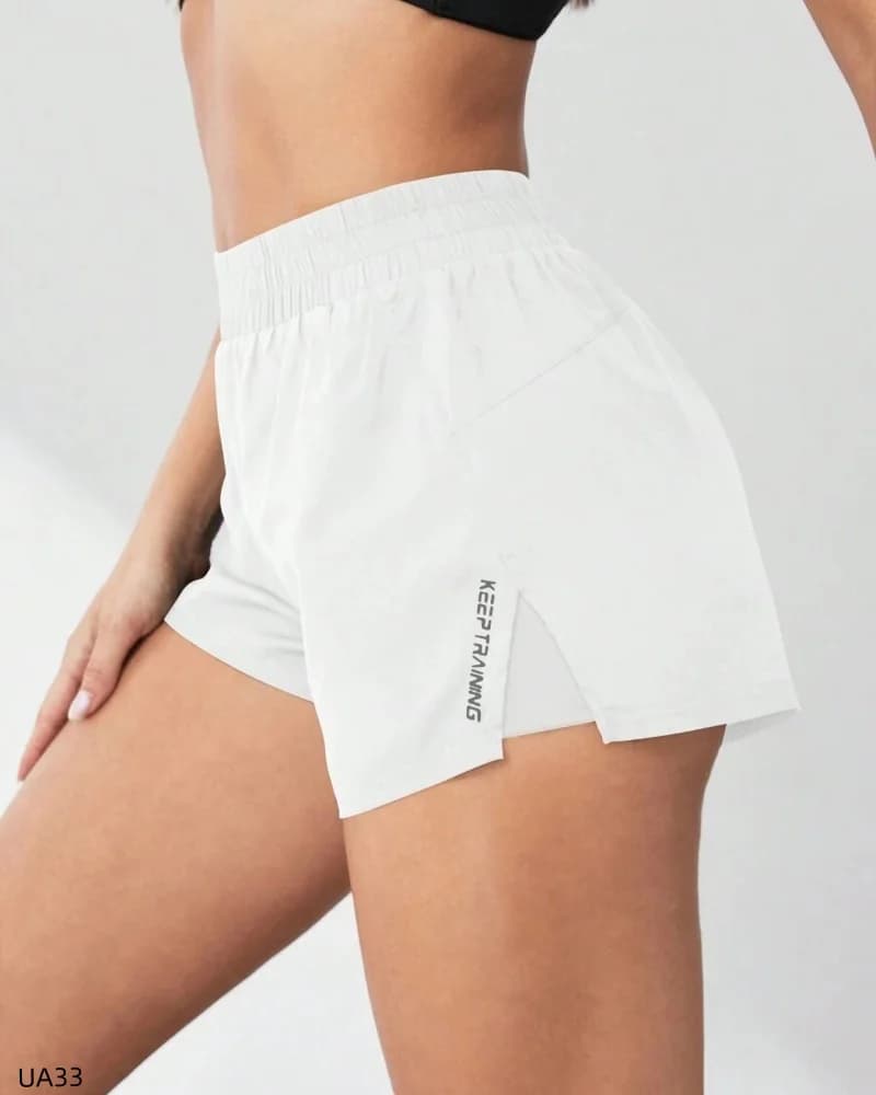 Nuovo set due pezzi 2026: pantaloncini sportivi da yoga antiabbagliamento, corsa, fitness, tennis, casual, da donna, basic