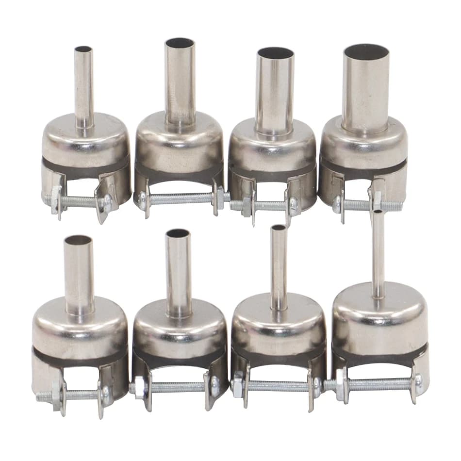 8 pz/lotto BGA850 ugello SMD pistola ad aria calda ugello per saike yihua GORDAK 850 852D 952D 909D 853D 862D + 852D ++ 853AAA