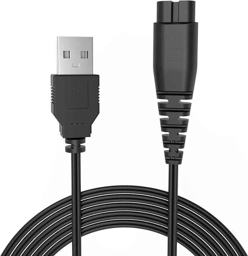 USB Charging Cable for Haircuts Hatteker Barba Trimmer RFC-588 RFC-598 RFC-692 Razor Refill Power Cable