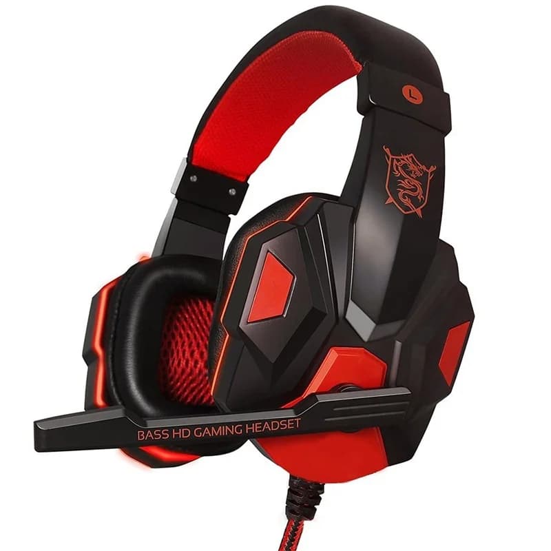 Play headphones 3.5 mm 120 ° Adjustable play headphone with noise cancelling microphone for PS4/PS5/Xbox/Smartphone/ PC