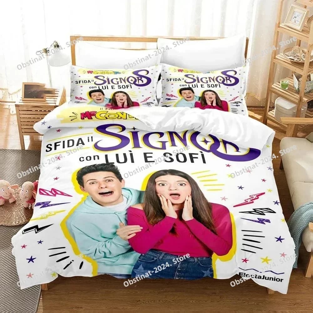 3D Print Me Contro Te Bedding Set Printed single Comforter Quilt Bed Cover Duvet Cover Pillow Case 3 Pieces Sets Kids Adult Size