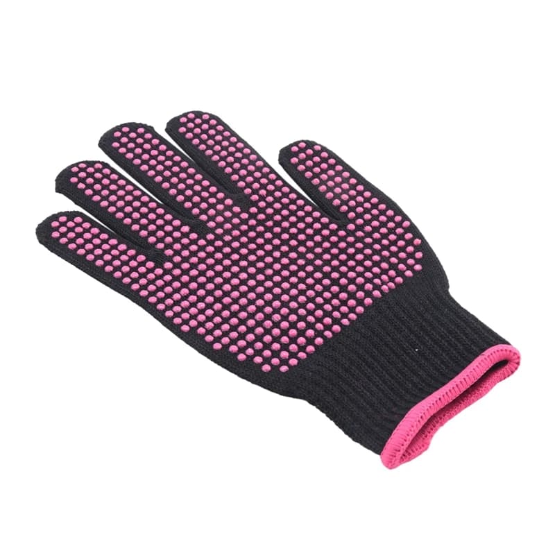 Double Face Hair Plate Hair Gripper Hairdresser Hairdresser Heat Resistant Gloves Hairdressers Tools for hairdressers Outdoor Barbecue Gloves