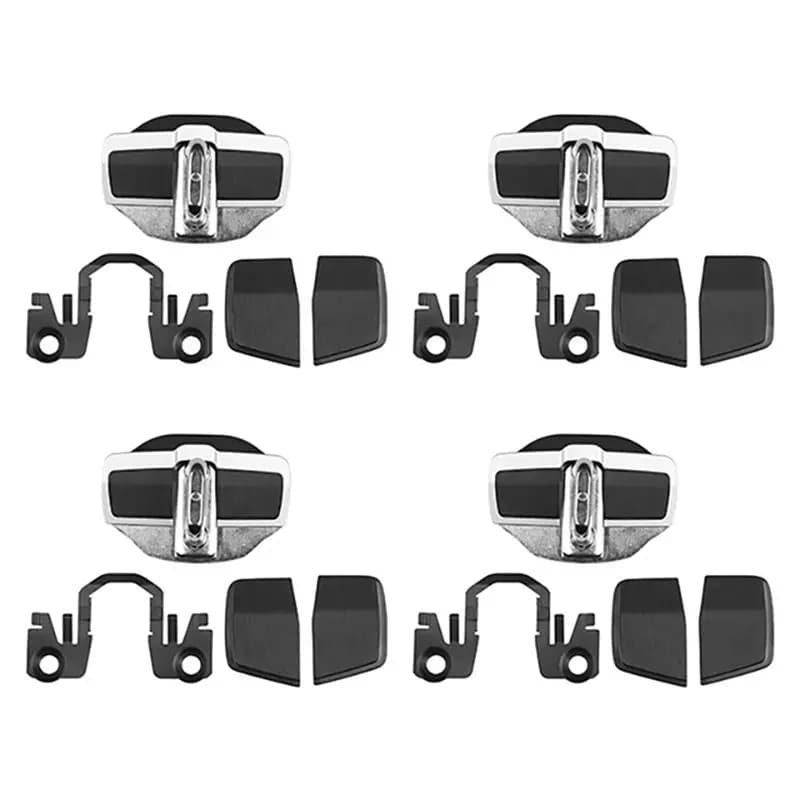 A13F-4Set Car TRD Door Stabilizer Latches Stopper Covers For Honda Civic Accord CRV HRV Odyssey Door Lock Buckle Protector Durab
