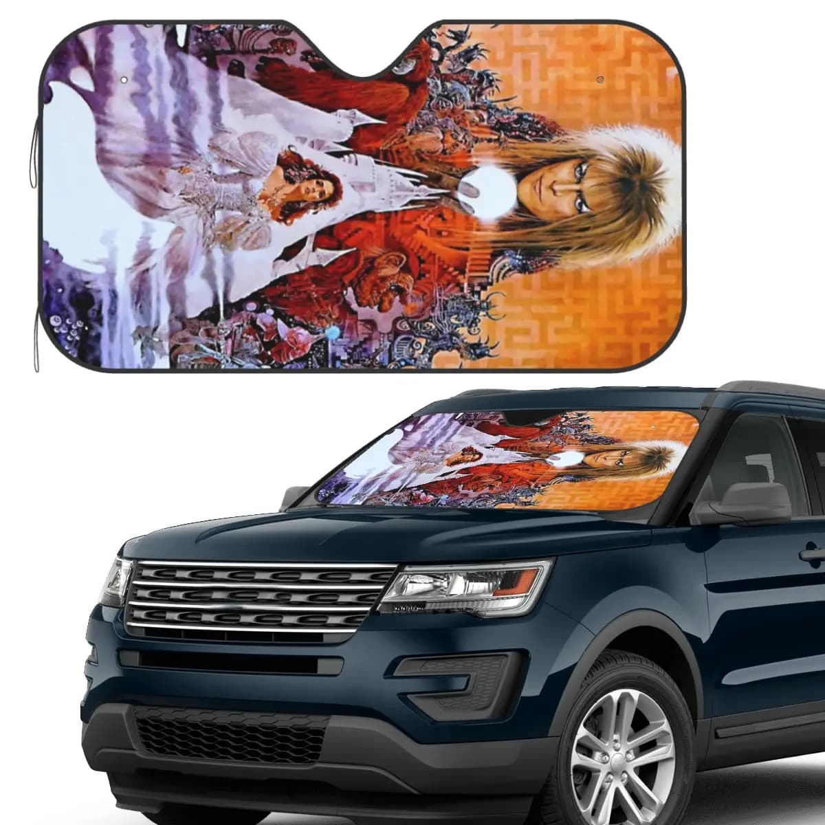 Labyrinth Movie Poster Parasole Parabrezza Auto Parabrezza anteriore Finestra Visiera parasole Accessori Coperture