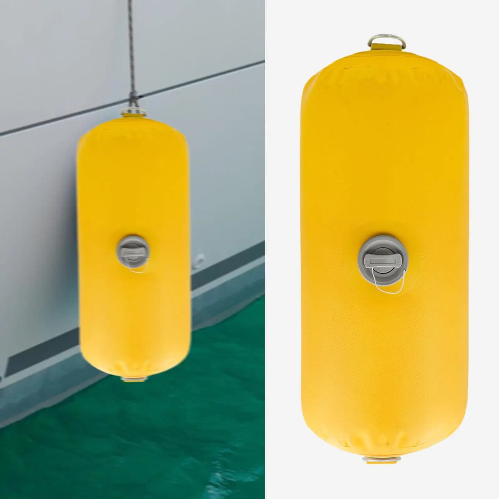 Palla per banchina per parafango per barca gonfiabile in PVC anti-collisione con foro per appendere boa di ancoraggio galleggiante per banchina galleggiante per pesca a vela