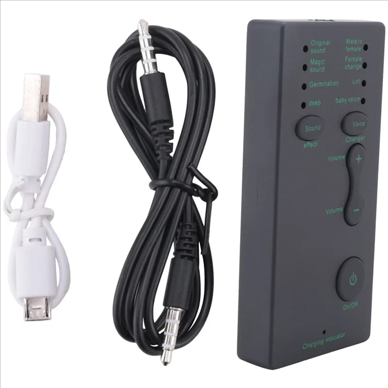 Smart-Disguiser Phone Microphone Voice Changer Adapter 8 Voice Changeing Modes For PUBG MIC Game