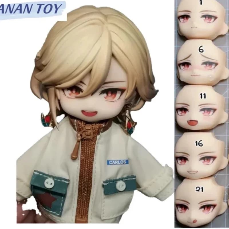 Kaveh Ob11 Face YMY 1/12 Doll Handmade Water Sticker Faceplate Anime Cosplay Toy Accessori Spedizione Gratuita