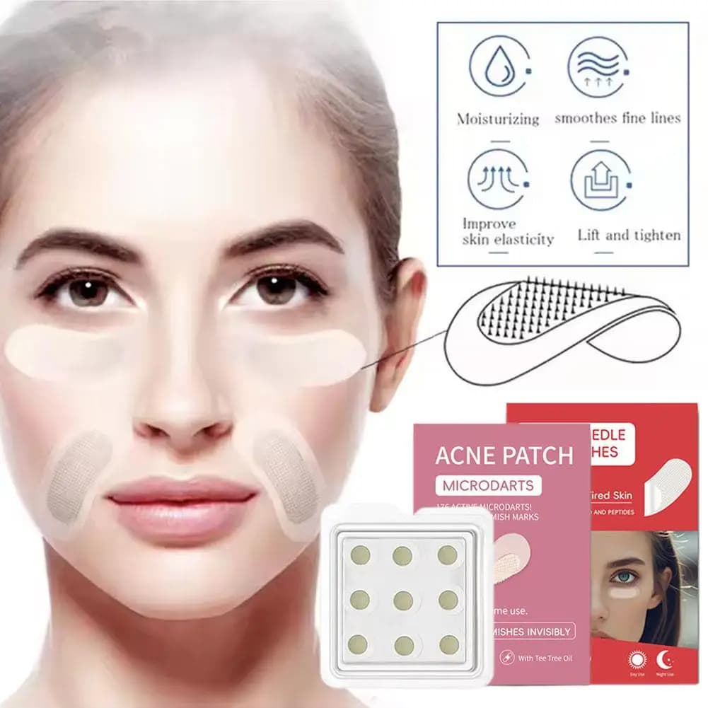 Acne Patch with Hydrocolloidal Acid at Collagen with Patch Micro needles for Invisible Breathable Acne Available Repair for Day and Night Skin Care