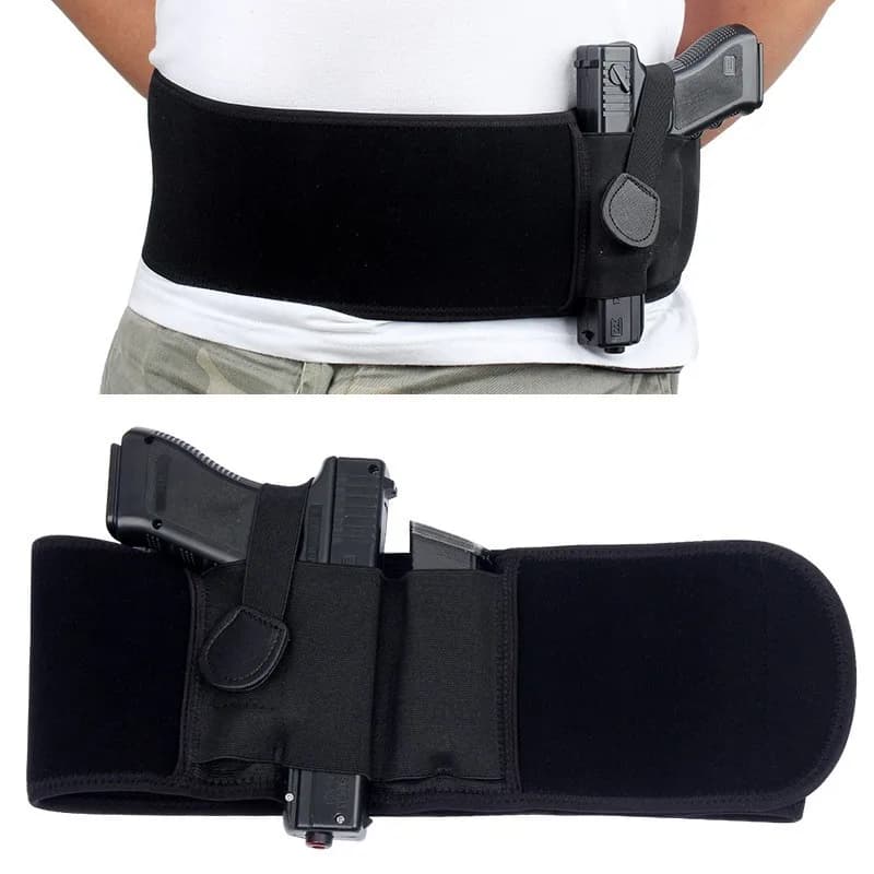Multifunction waist belt tactical mesh for outer mesh with belly band hidden right hand universal accessory