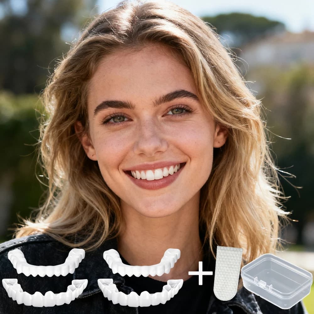 New Cool Edgy Style Teeth Veneers Reusable Instant Smile Whitening Trendy Design for Young Boys H2931