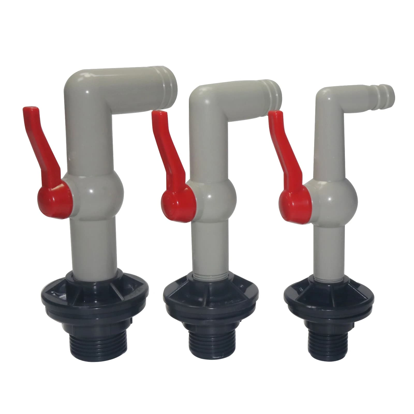 Set di rubinetti per canna da pioggia per rubinetto per lavaggio auto con valvola a botte di pioggia in plastica G1", 1/2", 3/4" con adattatore per tubo flessibile per irrigazione del giardino