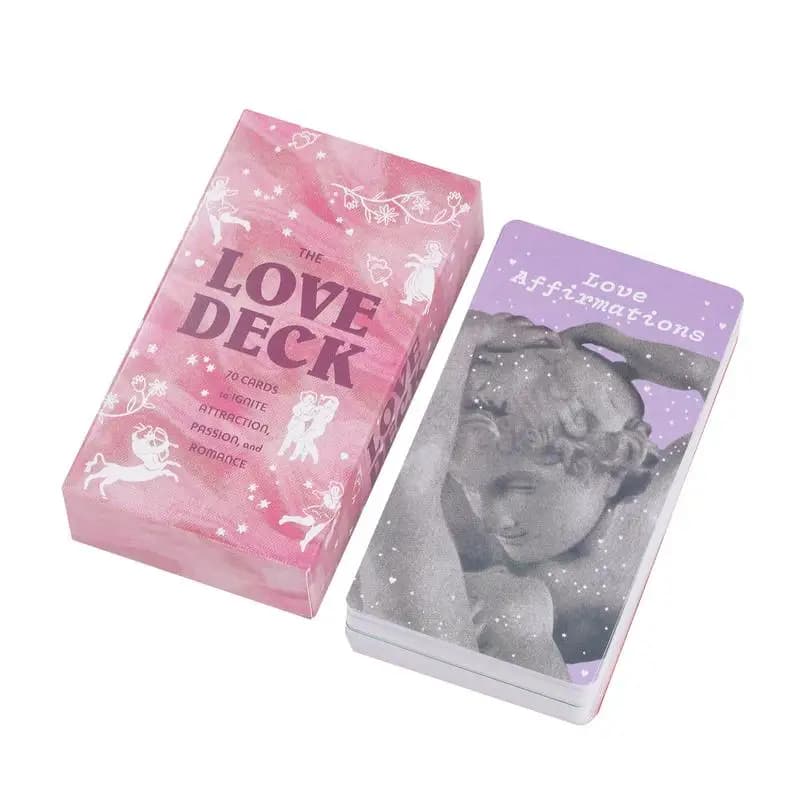 Love Oracle Cards Deck 70X mazzi di tarocchi carte d'amore Fate divinazione tarocchi Set principiante tarocchi Fortune Telling Game gioco di famiglia