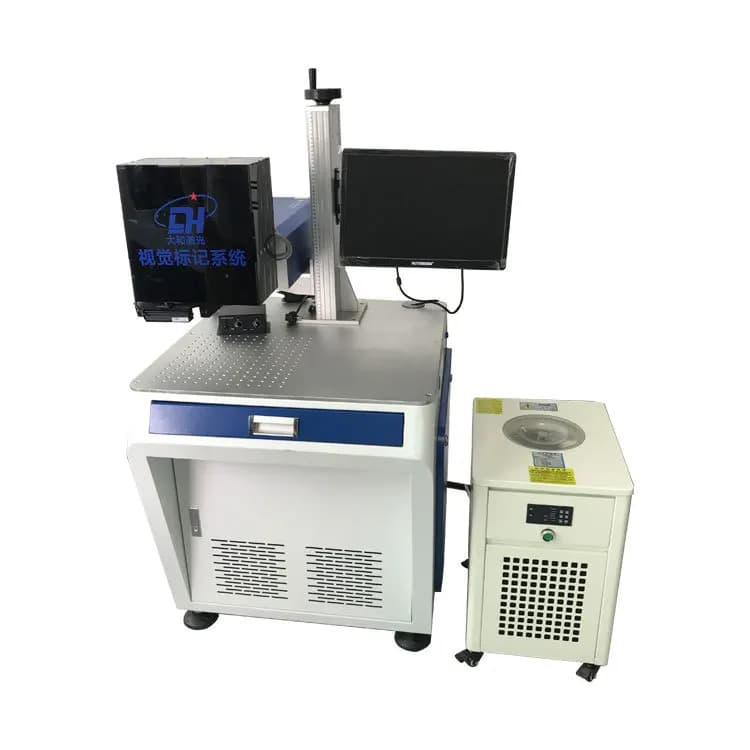 Macchina per marcatura laser a fibra UV: incisione interna, visione volante 3D, attrezzatura per incisione laser