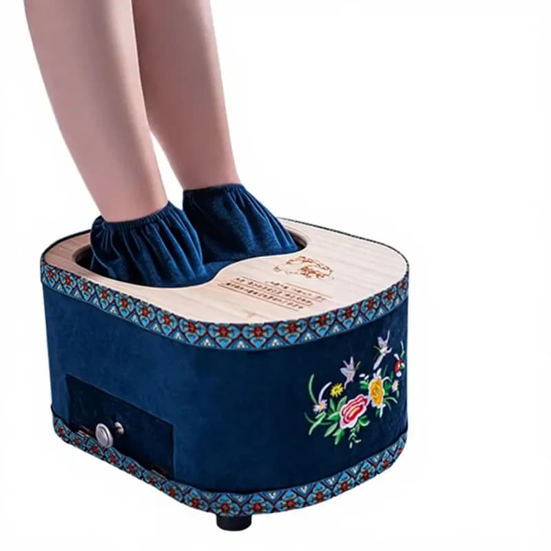 Foot Care Steaming Device Home Wellness Box Natural Wood Aroma Diffuser for Relaxation and Comfort Universal Size Suitable