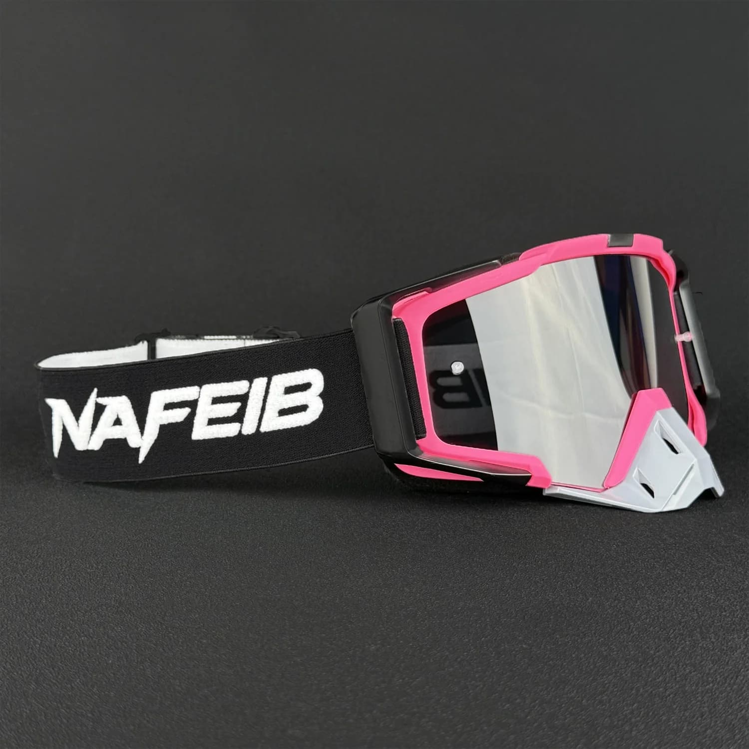 Occhiali da motocross, occhiali da equitazione fuoristrada, occhiali compatibili con casco MX, lenti ATV/dirt bike/sci, ciclismo all'aperto