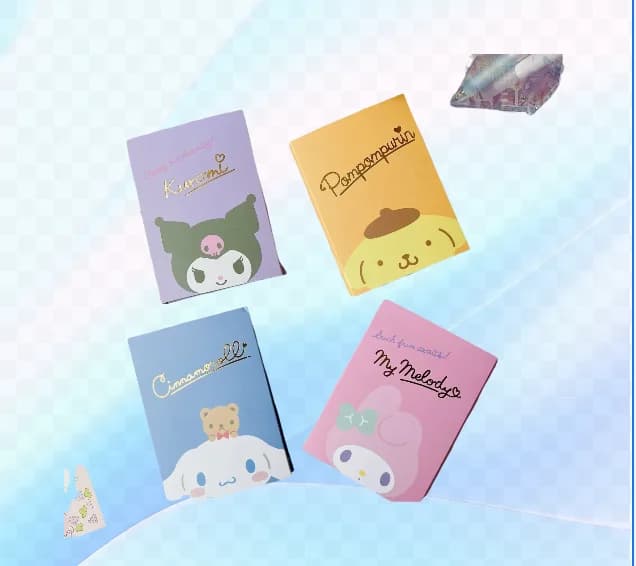 Adesivi per Messaggi con Personaggi dei Cartoni Animati: Cinnamoroll, Kuromi, My Melody