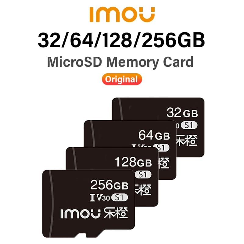 Imou Original 32GB 64GB 128GB 256GB microSD Memory Card For Imou Dahua Hikvision Camera Dash Cam High-Speed Memory SD Card