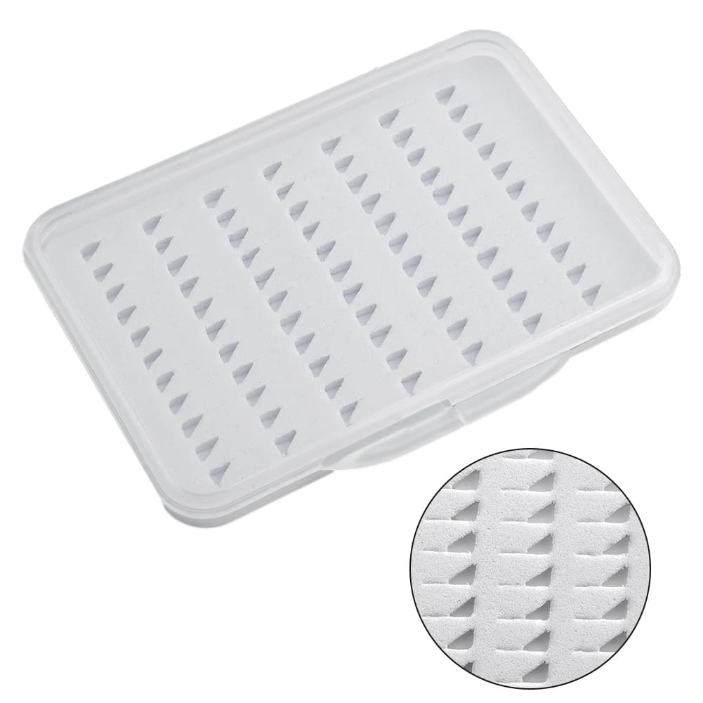 Fish Hook Tackle Fishing Fly Box Portable Storage. Face the transparent waterproof box fish brand new fly fishing