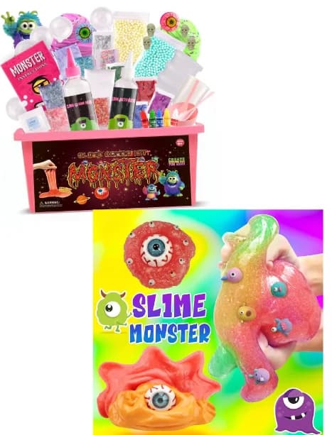 Set Educativo Sensoriale Fai-da-Te per Slime con Design Monoculare, Kit di Apprendimento e Gioco per Bambini
