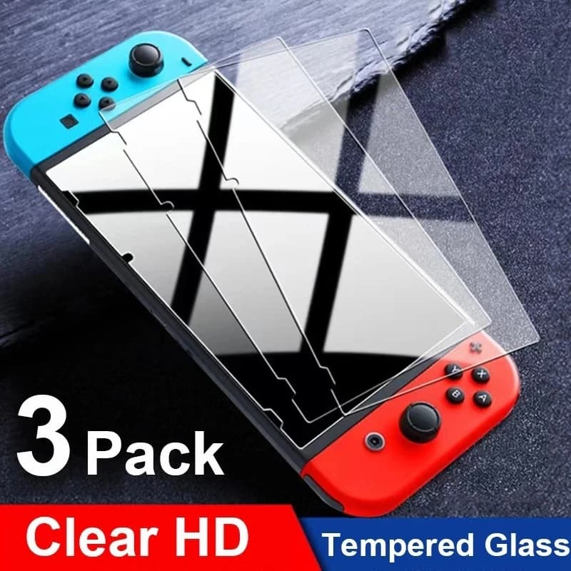 Vetro temperato 9H per Nintendo Switch NS Pellicola protettiva trasparente per Nintendo Switch Lite, protezione schermo intero Switch Oled