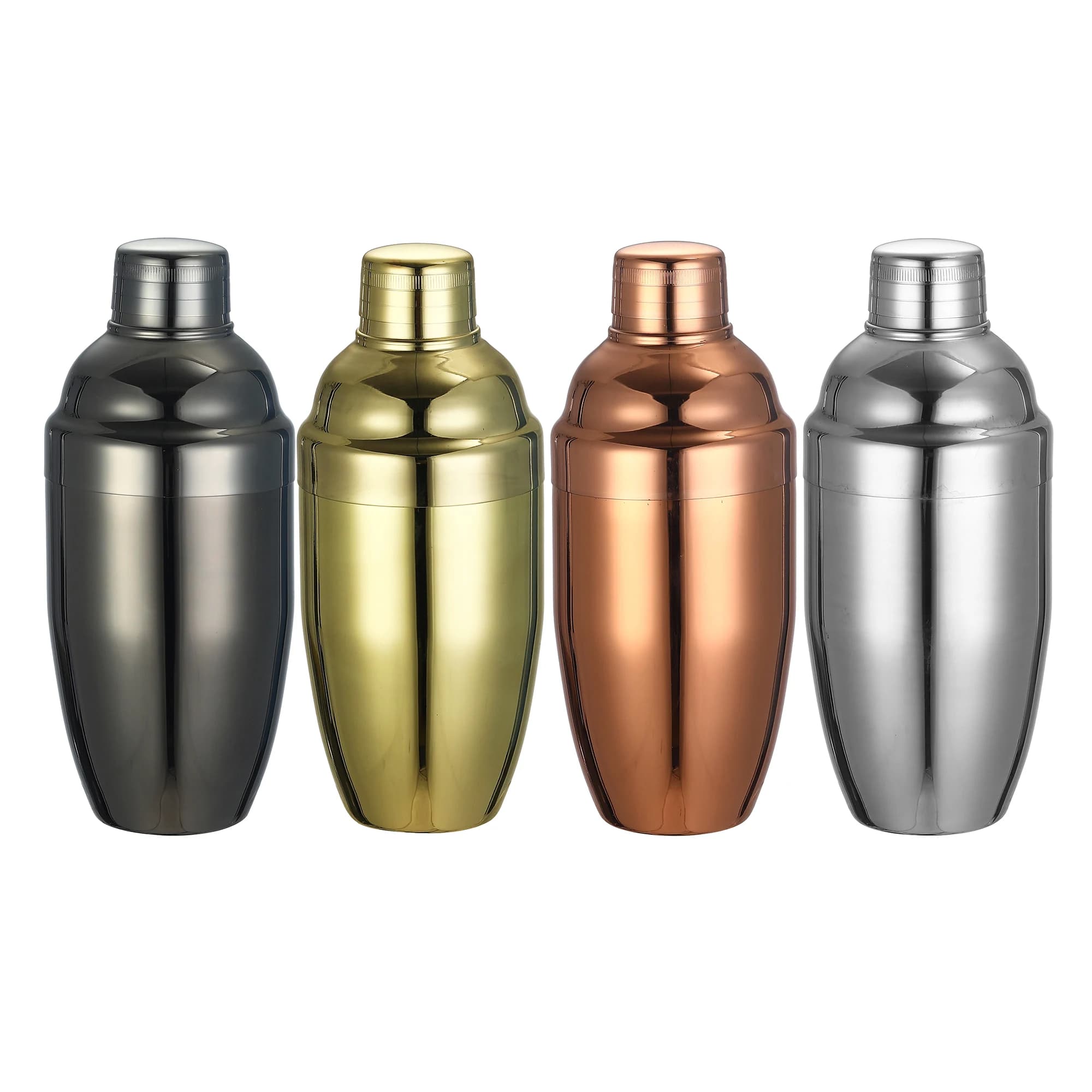 Shaker per cocktail in 3 pezzi in acciaio inossidabile da 500 ml