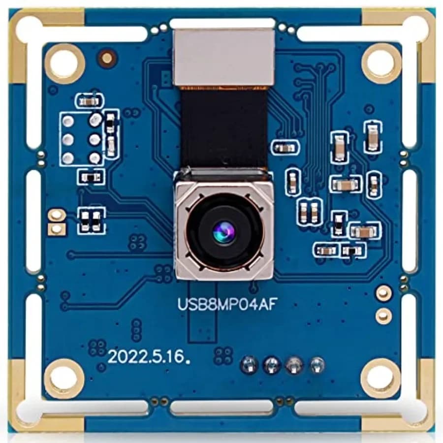 Webcamera_USB Fotocamera USB con messa a fuoco automatica da 8 MP Fotocamera Lightburn 4K per incisore laser Mini fotocamera per PC per computer portatile AF USB Securit