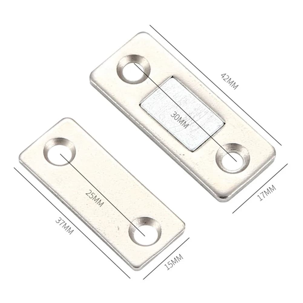 2 pz/set armadio magnetico chiusure magnete fermaporta chiudiporta con vite adatto per porta armadio, armadio e armadio