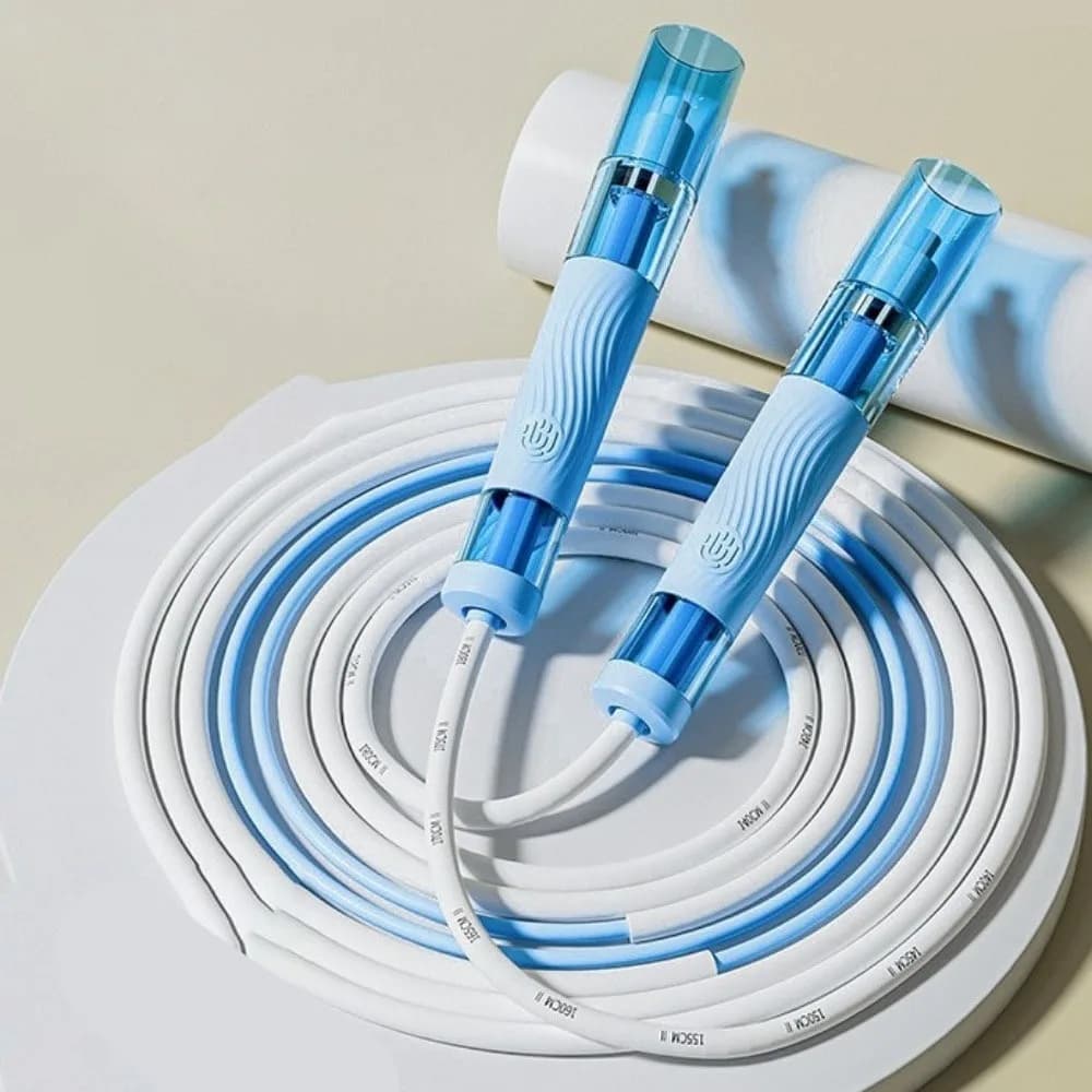 Anti-slip Jumping Corda with Double Bearing, Slimming Corda, Segmented Ergonomic Handle, Professional Use Sports Corda