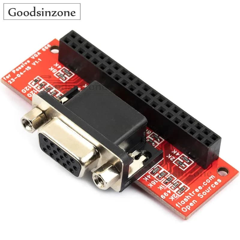 Adapter board VGA Raspberry Pi - Gert VGA 666 compatible with Pi 3/2/B+/A+ for sharp display output
