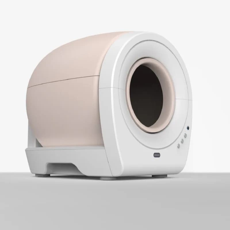 Lettiera per Gatti Autopulente di Lusso per Interni, Toilette Semi-chiusa in Plastica di Grandi Dimensioni