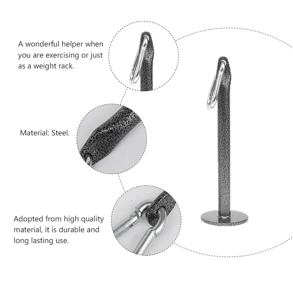 Heavy Duty Steel Barbell Plate Rack Weight Storage Stand for Grip Strength Training Arm Finger Exercise Fitness Equipment