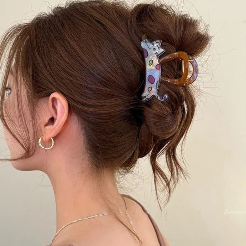 Nice hair clip in the shape of animated cardboard, large bow clip, adorable marina star clip, fashion hair accessories, hairpins with pearls