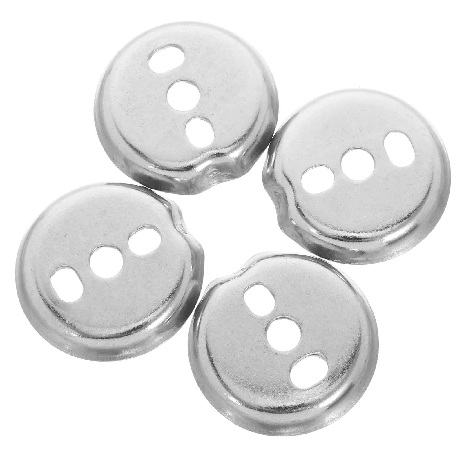 Set di 4 staffe per portasciugamani, finitura liscia, parti di ricambio per portasciugamani, porta rotoli di carta igienica, accessori per il bagno