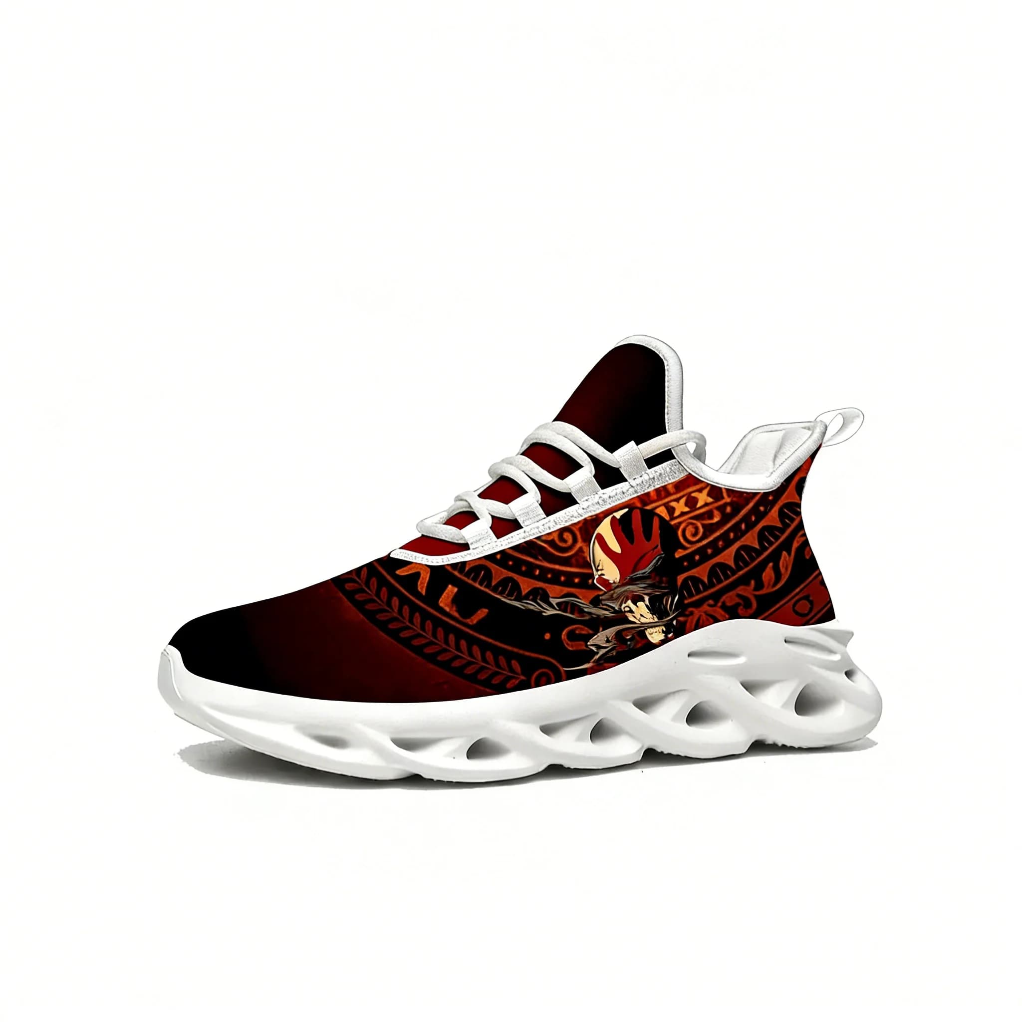 Five Finger Death Punch Sneakers sportive da uomo e da donna, scarpe da corsa, sneaker con lacci, calzature in rete, scarpe su misura, bianche
