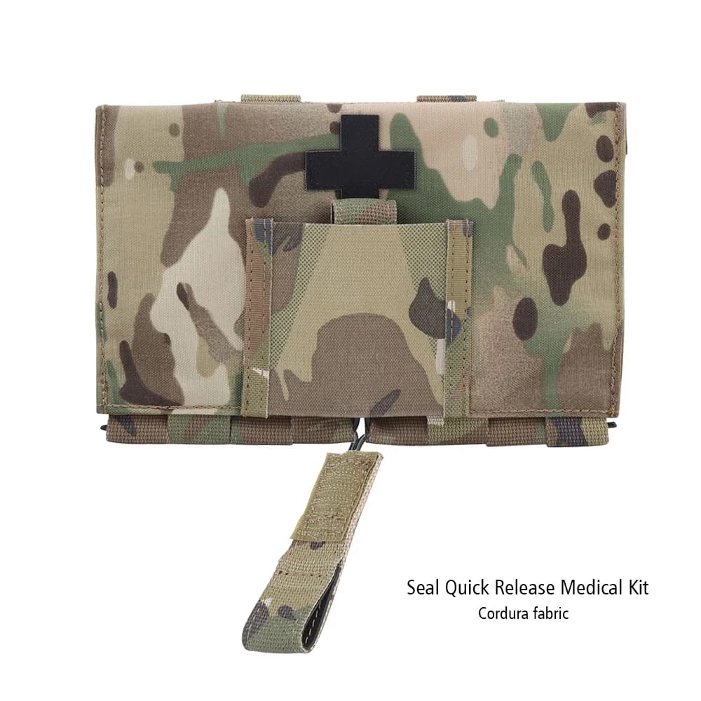 IFAK Medical Kit SEAL Style Tactical Modular Quick Release MOLLE Bag gilet da caccia cintura di emergenza Kit di sopravvivenza medica all'aperto
