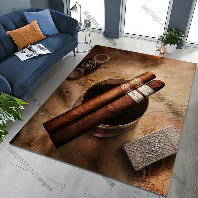 15 Size Cigar Carpet For Living Room Play Mats Soft Floor Cartoon Cartoon Mats Bathroom Mat Yoga Mat Home Decorations
