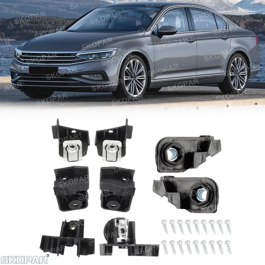 For VW Passat B8 PA European Version 2019 2020 2021 2022 Auto Faro Front Headlight Repair Kit 3G0998225A 3G0998226A
