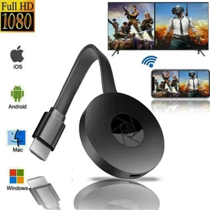 Nuovo modello 1080p Hdmi proiettore schermo Wireless Live Streaming schermo condivisione proiettore schermo adatto per Iphone Android