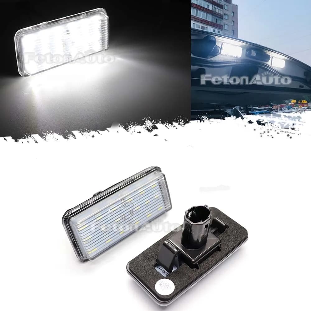 Luce bianca per Toyota Land Cruiser J100 J200 Prado 120 Reiz 4D Mark X per Lexus LX470 LX570 GX470 luci targa auto