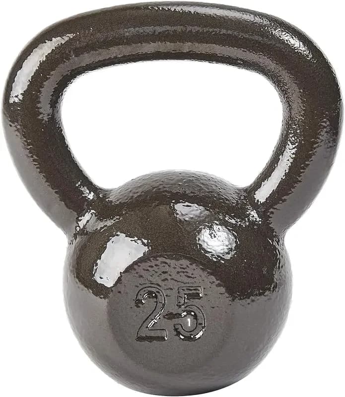 2026 Powder Coated Cast Iron Kettlebell Strength Training Kettlebells Weight Set For Full Body Workout, Home Gympromote Sales