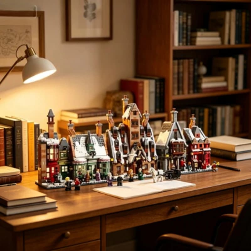 Bandai76457Mattoncini da costruzione Modello Villaggio di Mordor Decorazione per la casa Giocattolo da costruzione creativo Regalo ideale compatibile con i mattoncini LEGO