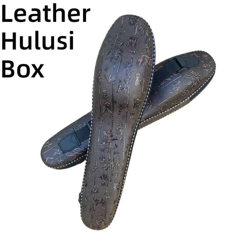 Hulusi leather glove box with C, waterproof, shockproof, falling-proof, with one shoulder, Hulusi case, musical instrument accessories