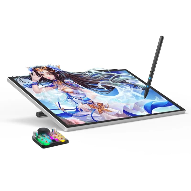 Tavoletta Grafica con Schermo Touch e Penna Digitale, 21,5 Pollici, per Disegno e Design