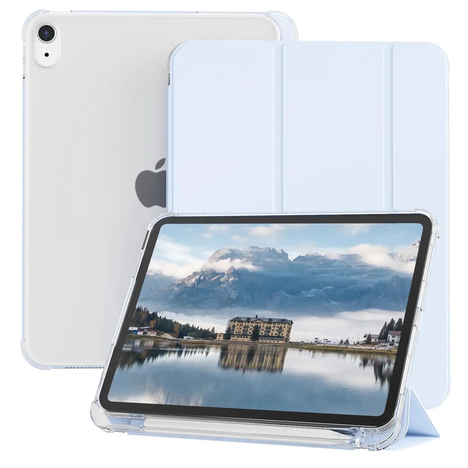 Per iPad 10th 11th Generation A16 Air 4 5 6 7 Pro 10.9 11 2024 2025 Flip magnetica Smart Cover Custodia morbida in silicone per matite