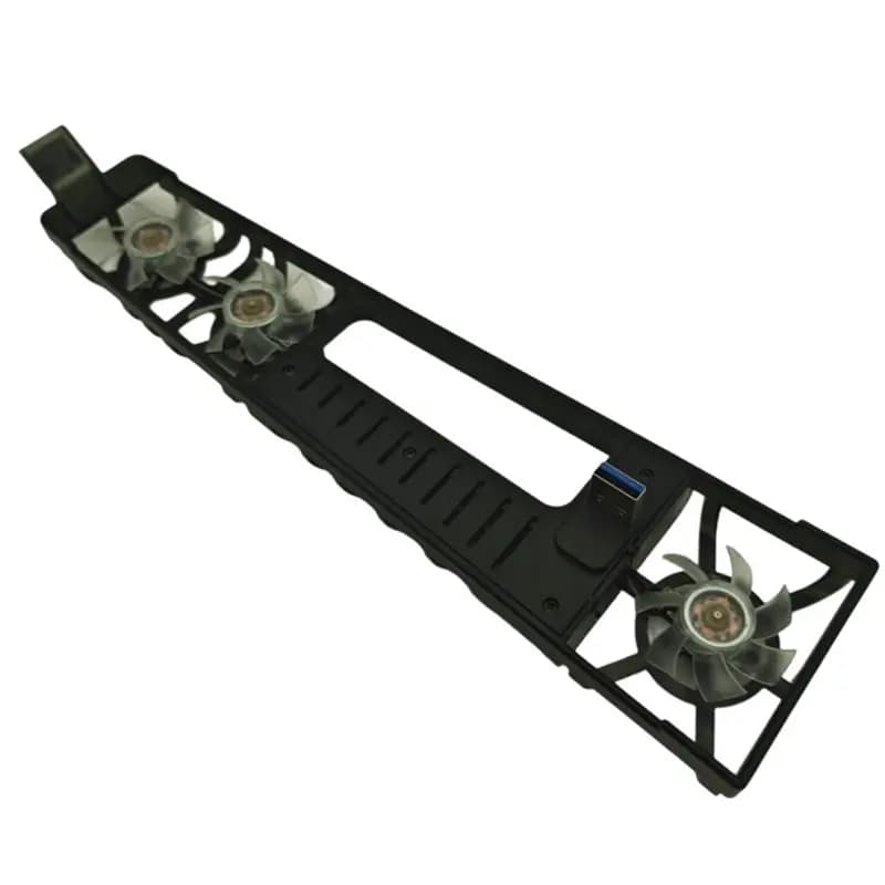 B27B RGB Cooling System For PS5 Slim& Pro Console, Noise-Reducing Fan, USB-Powered Heat Dissipation Accessory Reduction