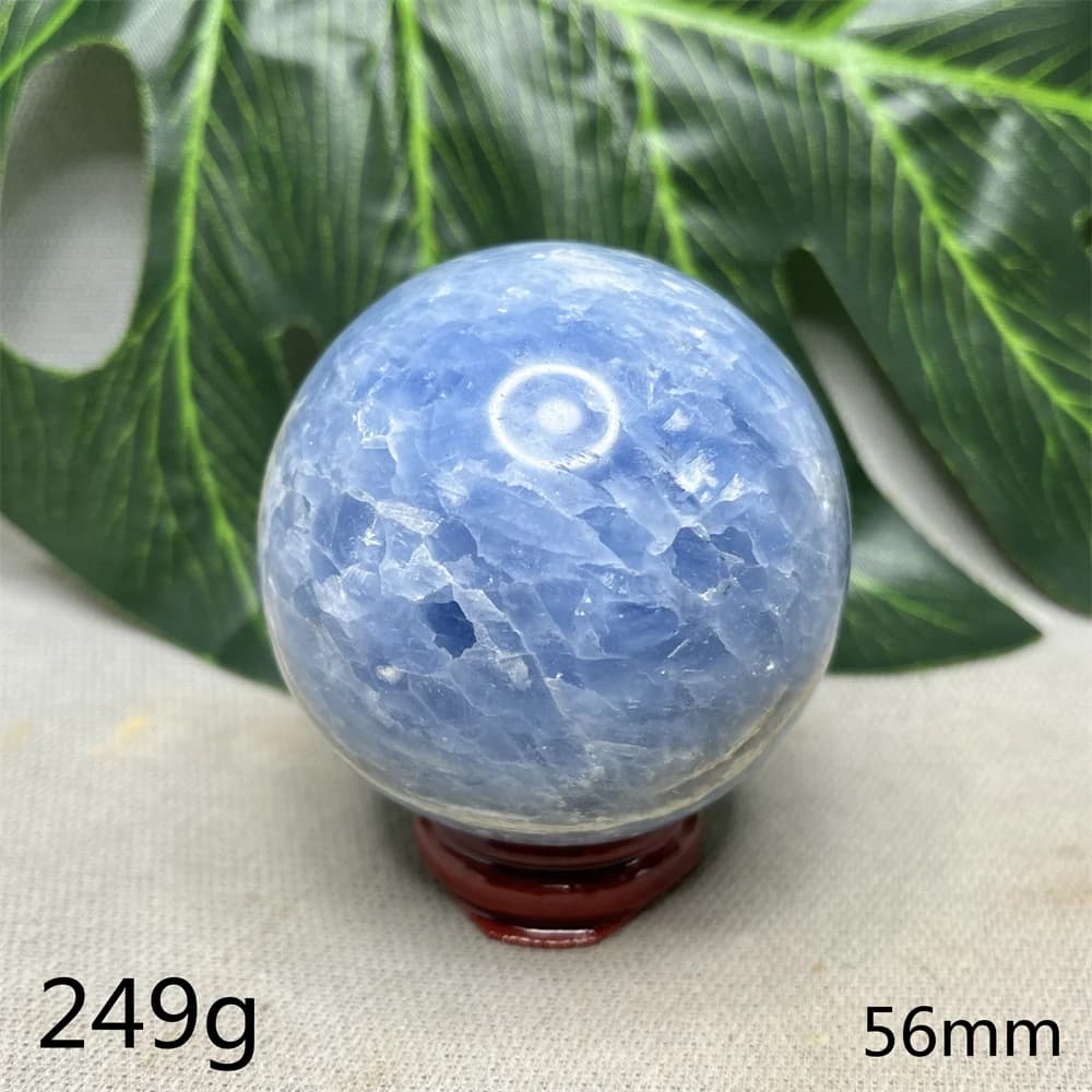 Pietra preziosa naturale palla di cianite cristallo blu quarzo arcobaleno stanza della casa decorazione Feng Shui meditazione spirituale pietra guarigione