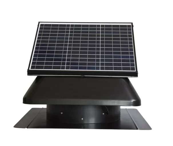 Ventilatore da tetto in alluminio per soffitta di scarico da tetto impermeabile da 50 W con pannello solare