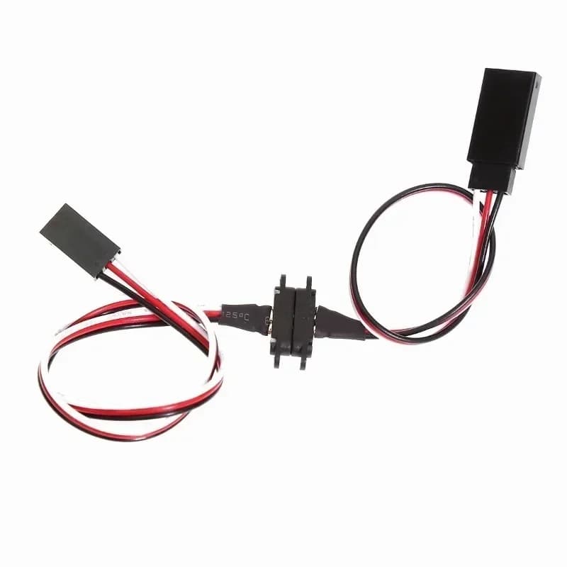 Cavo di Prolunga Magnetico JR 17+26cm, Connettore a Scatto per Auto RC, Aerei, Elicotteri, Barche e Droni
